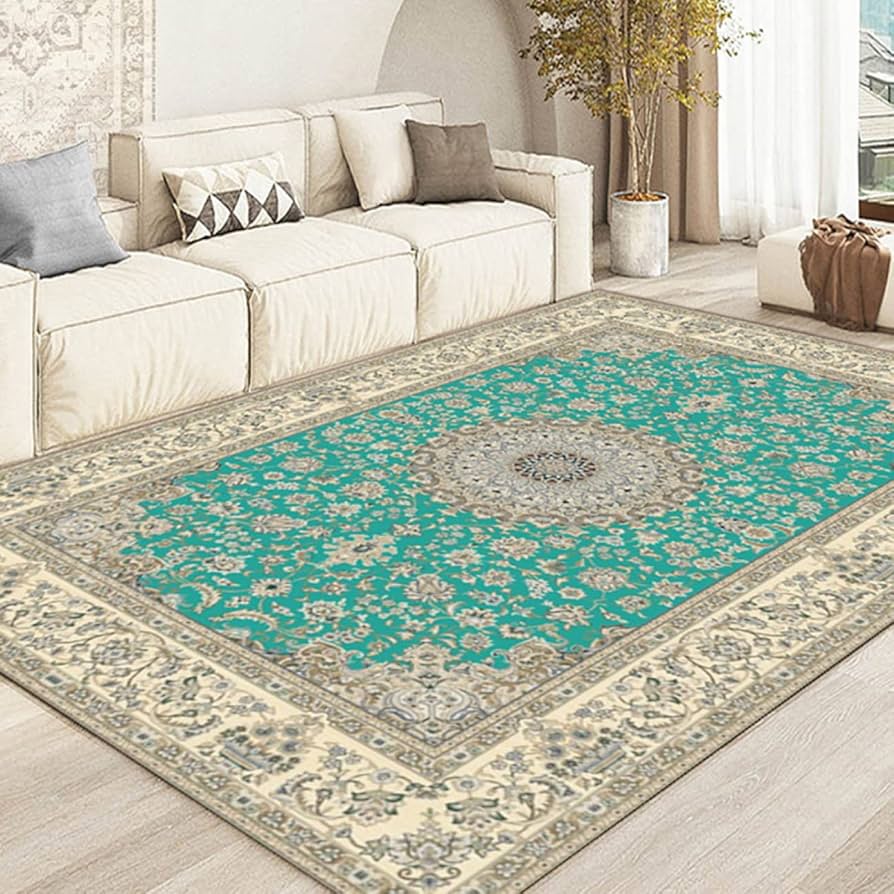 Amazon｜[NHYGDY] モロッカン柄 北欧 ラグマット ラグ アンティーク