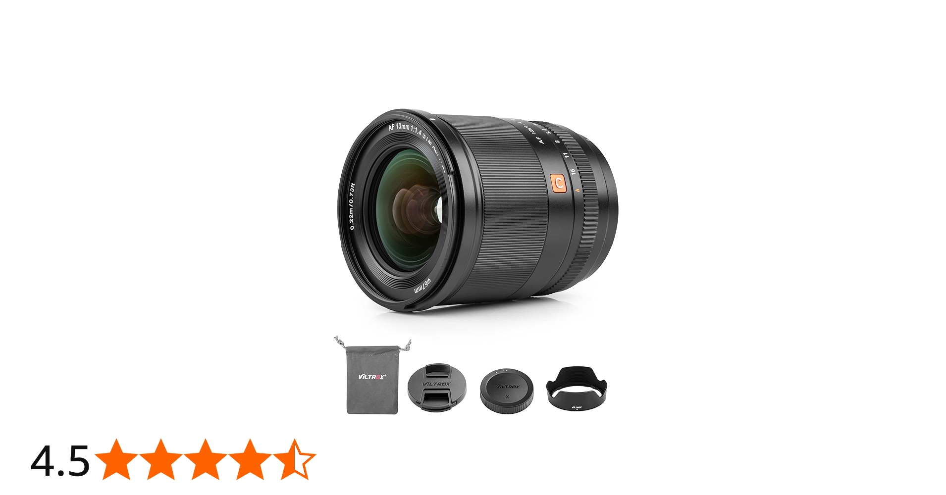 Viltrox 13mm F1.4 Ultra-Wide Angle Autofocus Lens, Compatible with