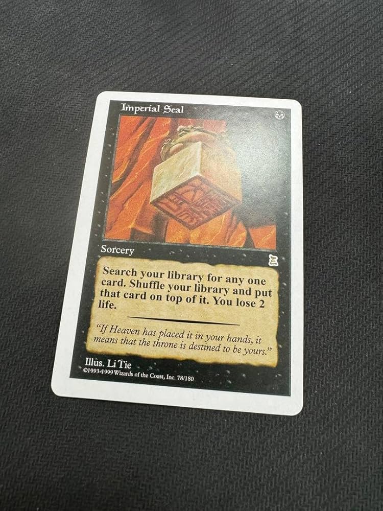 Amazon.co.jp: MtG 伝国の玉璽 Imperial Seal c : Toys & Games
