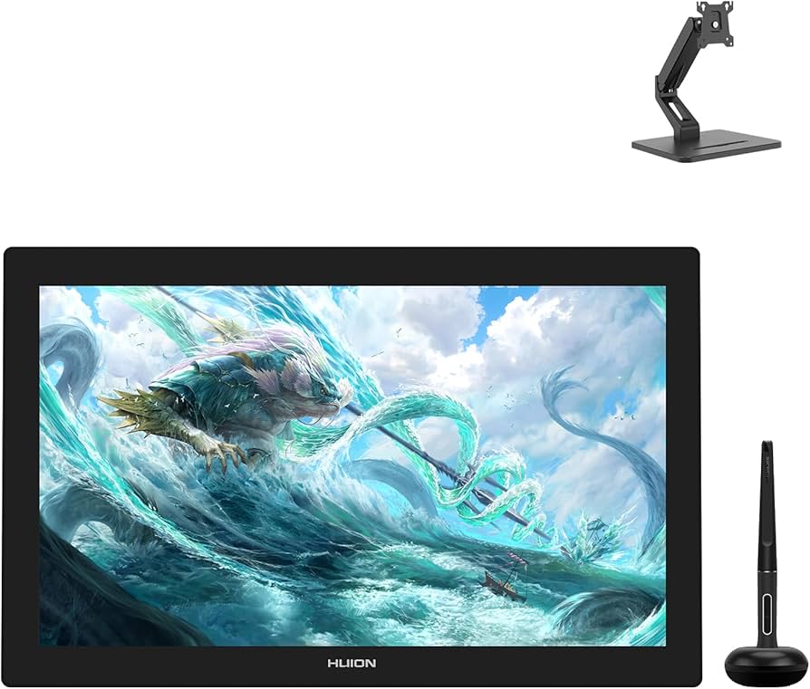 Amazon.com: HUION Kamvas Pro 24 4K UHD Graphics Drawing Tablet