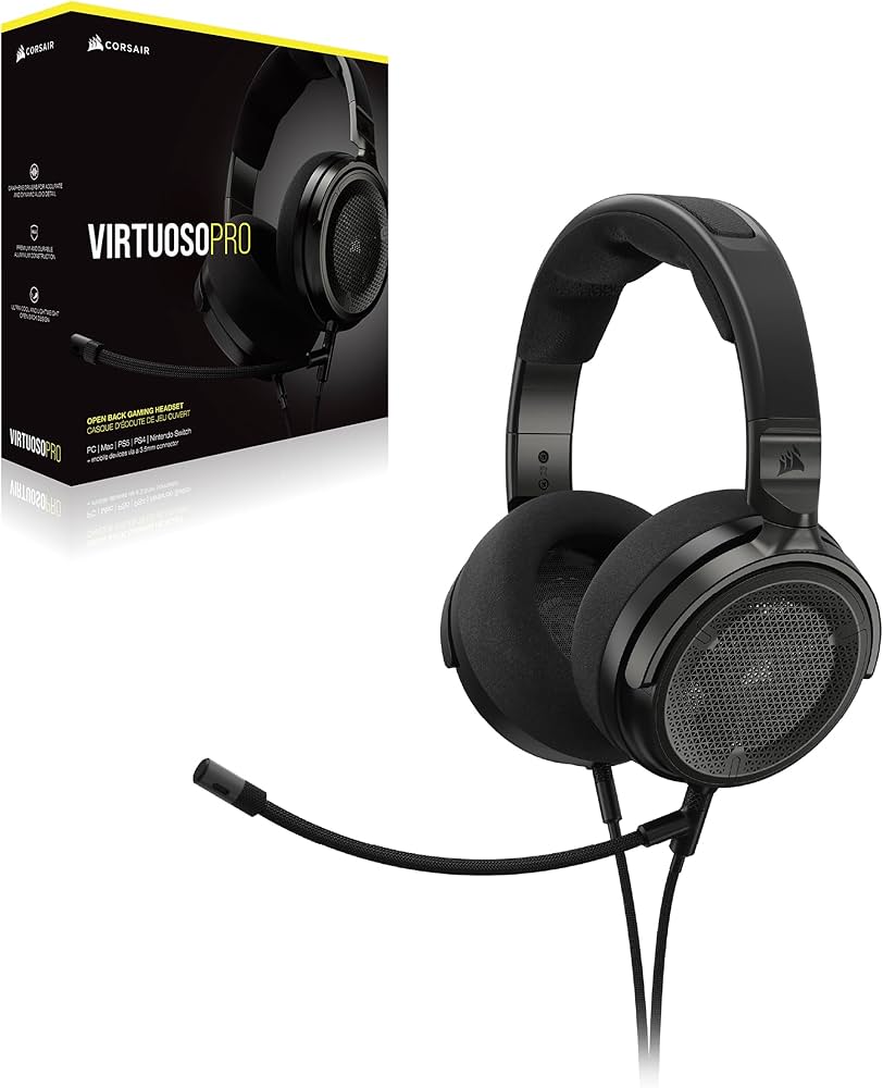 Amazon.co.jp: CORSAIR VIRTUOSO PRO ゲーミングヘッドセット マイク