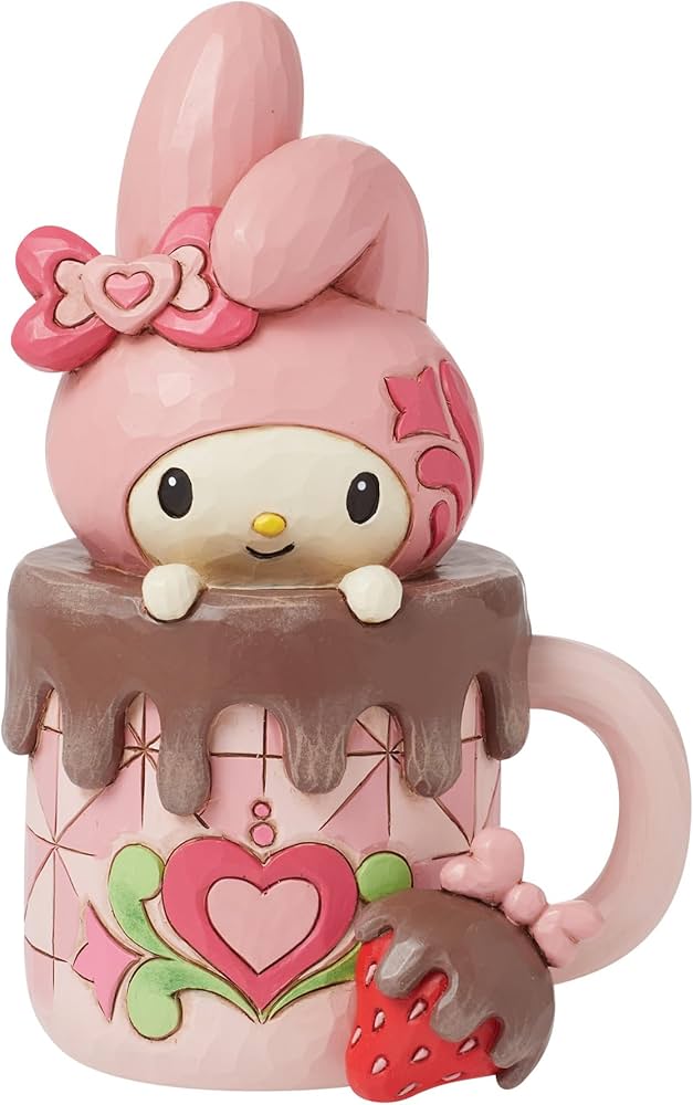 Amazon.com: Enesco Sanrio by Jim Shore My Melody in Hot Cocoa Cup
