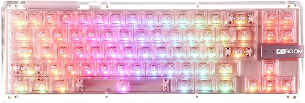 Amazon | KiiBoom Phantom 68 ゲーミングキーボード 65% ホット