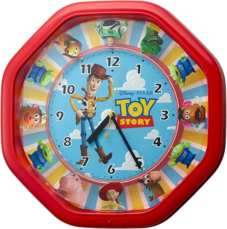 Amazon.co.jp: リズム(RHYTHM) ディズニー トイ・ストーリー 掛け時計