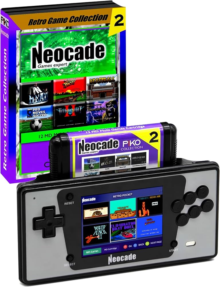 Amazon.com: Retro Handheld Game Console for Sega Genesis, 12 MD