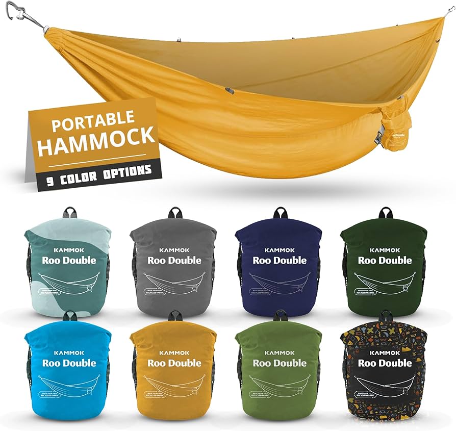 Amazon.com: KAMMOK: Roo Double Hammock | Made from Strong & 100