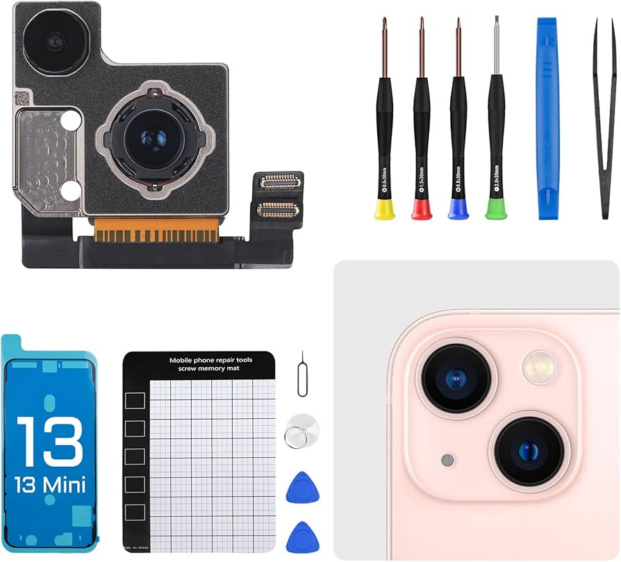 Amazon.com: DGSCSMY for iPhone 13 Rear Camera Replacement OEM for