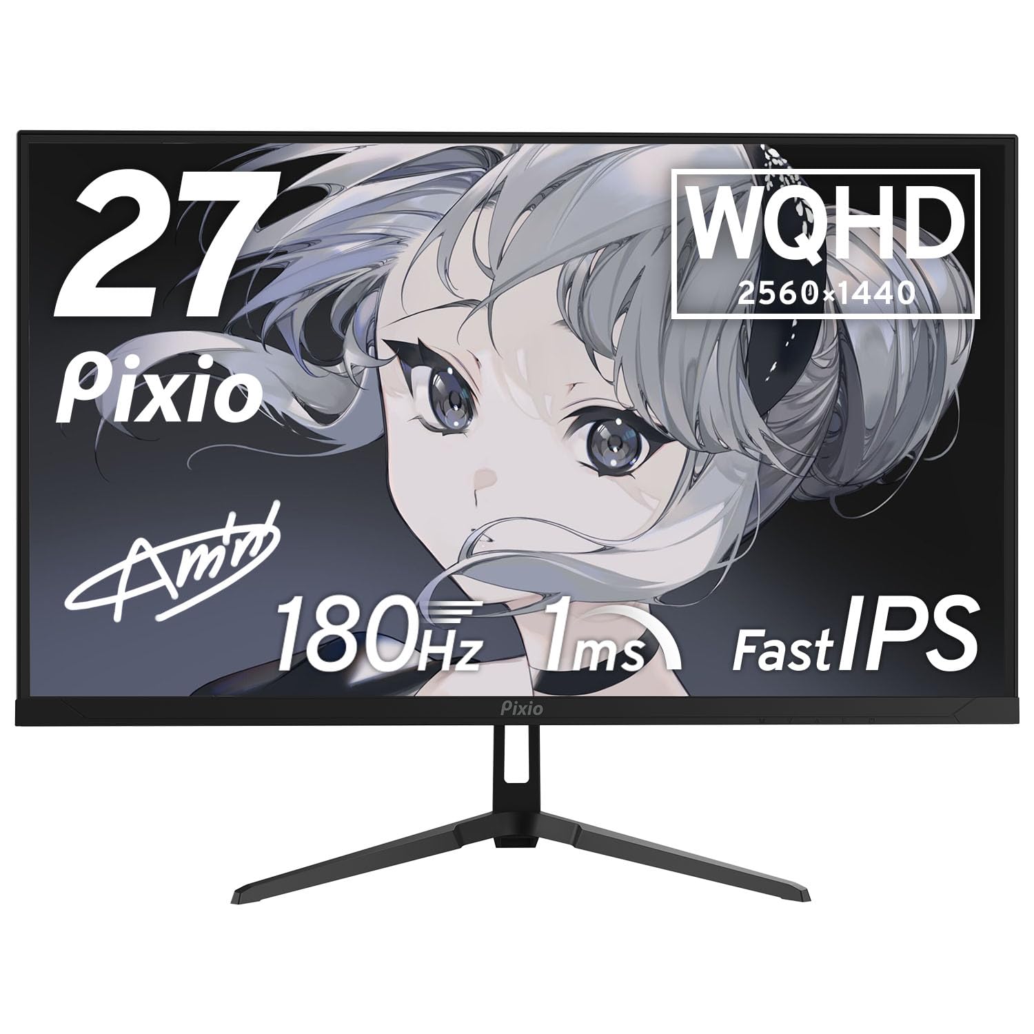 Amazon.co.jp: Pixio PX278 WAVE Black ゲーミングモニター 27インチ