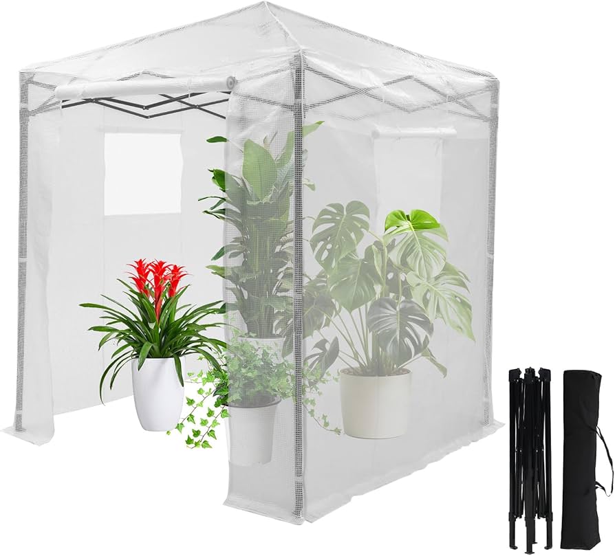 Amazon.co.jp: JustSmart ビニール温室 折りたたみ温室 2m/2.5m/3m