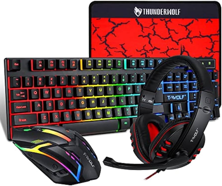 Amazon | T-Wolf ゲーミングコンボ TF800 キーボード/マウス