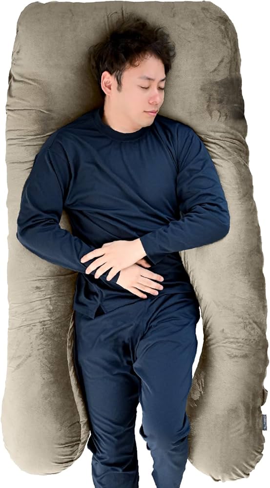 Amazon｜ハグモッチ ラージ® 正規品 抱き枕 『男性も使いやすいロング