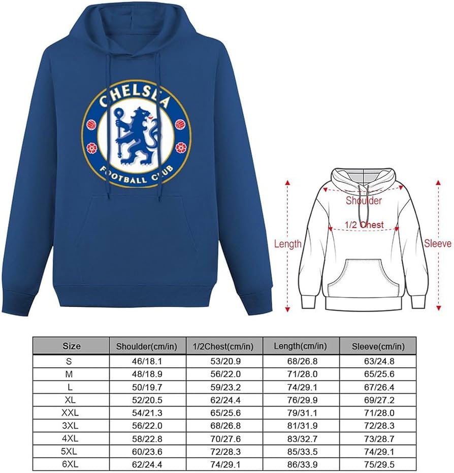 Amazon.co.jp: パーカー メンズ チェルシーfc プルオーバー 長袖 秋服