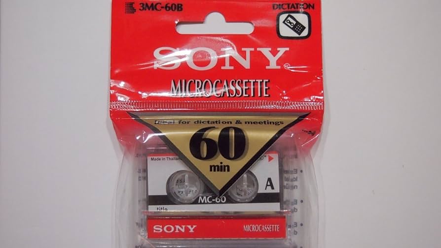 Amazon.co.jp: ソニー 60分 ブランク マイクロカセットテープ MC-60 3