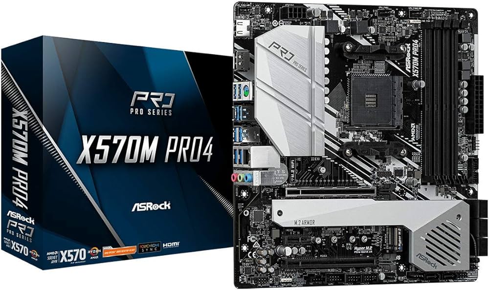 Amazon | ASRock マザーボード X570 M Pro4 AMD Ryzen 5000 シリーズ