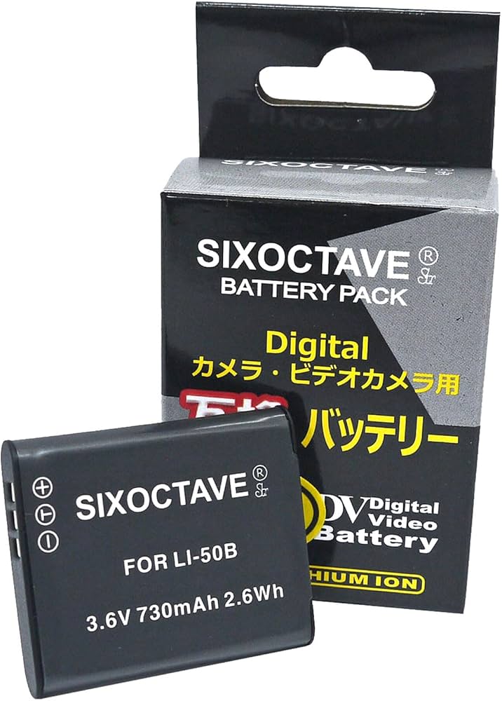 Amazon | SIXOCTAVE オリンパス 用 LI-50B ペンタックス 用 D-LI92