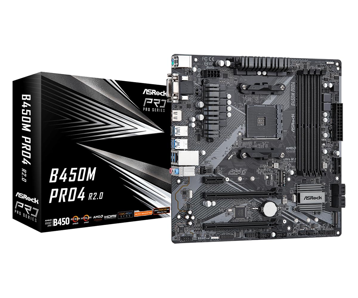 Amazon | Asro B450M PRO4 R2.0 B450。 | ASRock | マザーボード 通販