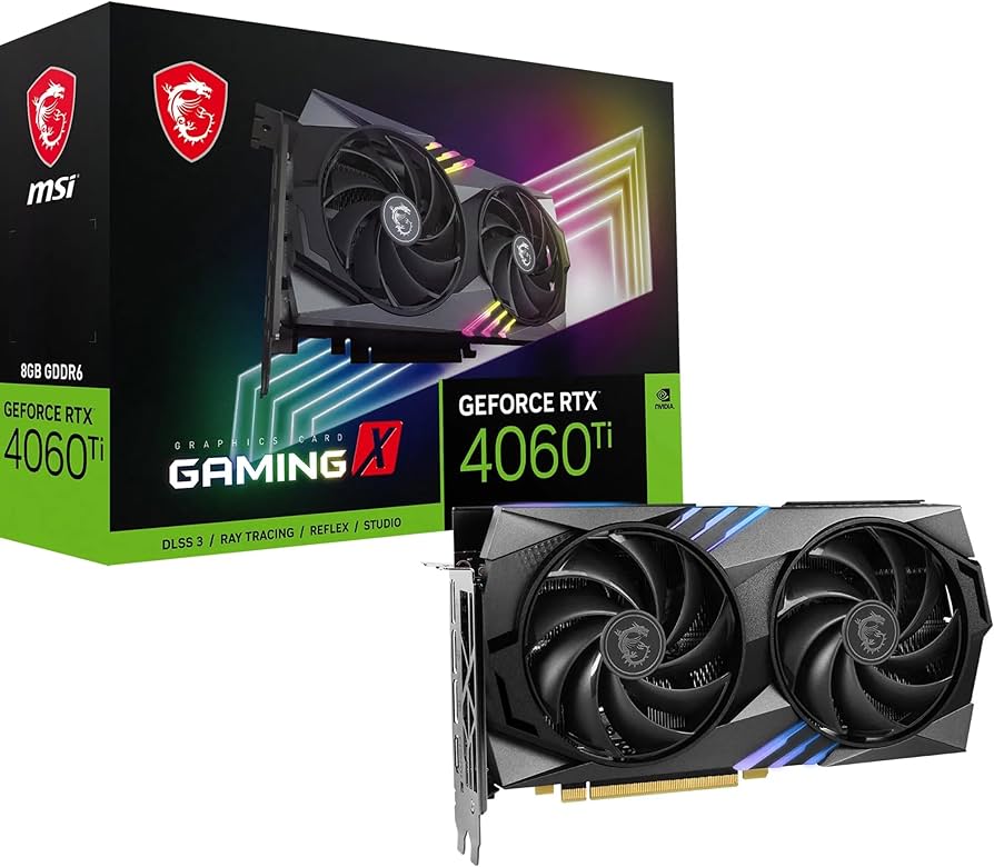 Amazon.com: MSI GeForce RTX 4060 Ti Gaming X 8G Graphics Card