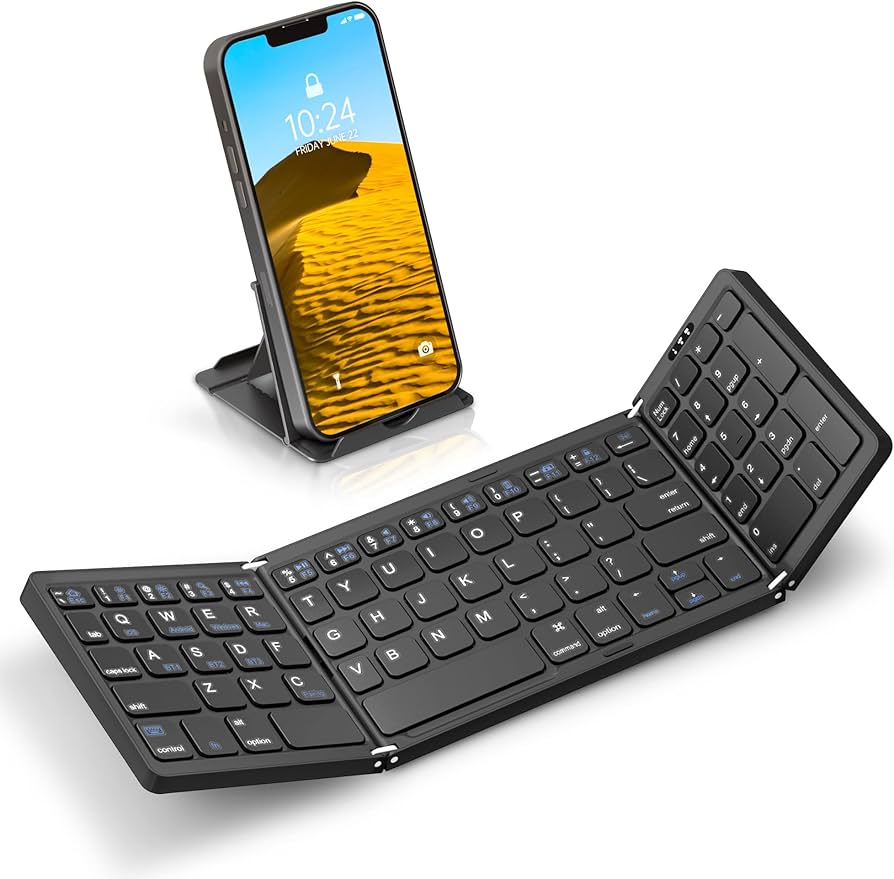 Amazon.com: Samsers Multi-Device Foldable Bluetooth Keyboard with
