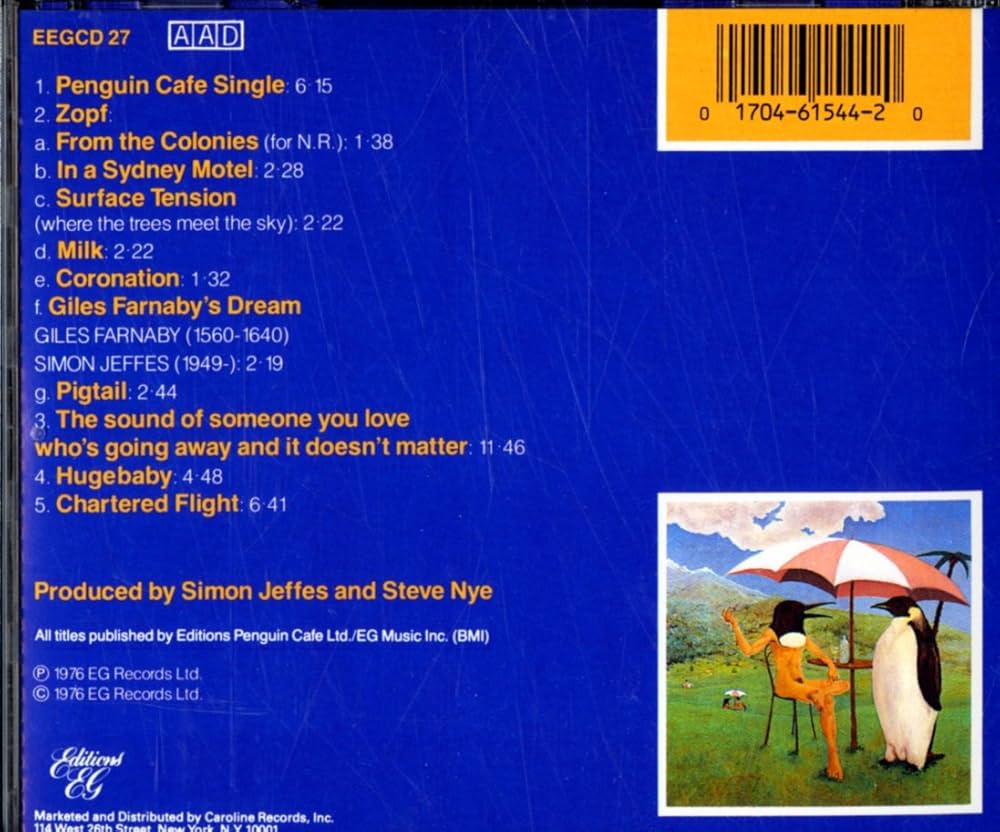 Penguin Cafe Orchestra - Music From the Penguin Cafe - Amazon.com