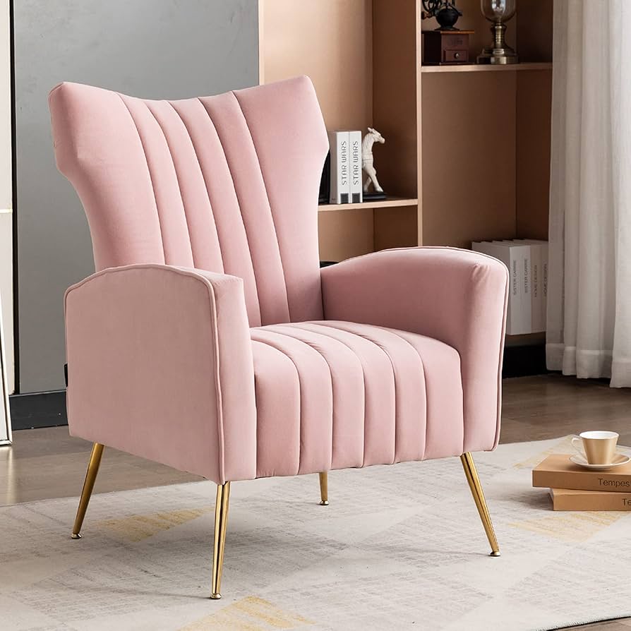 Amazon.co.jp: Altrobene 1人掛け ソファー ベルベット ハイバック