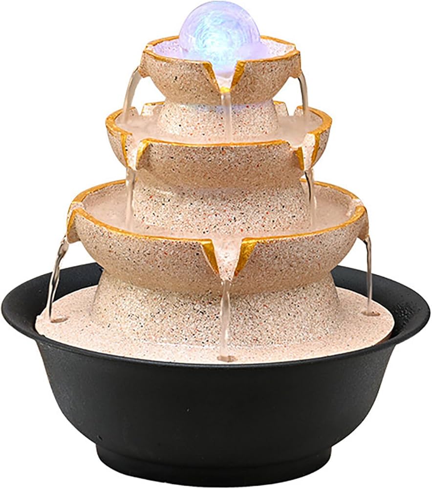 Amazon.co.jp: クリスタルファウンテン カラフルLEDライト付き 水晶玉