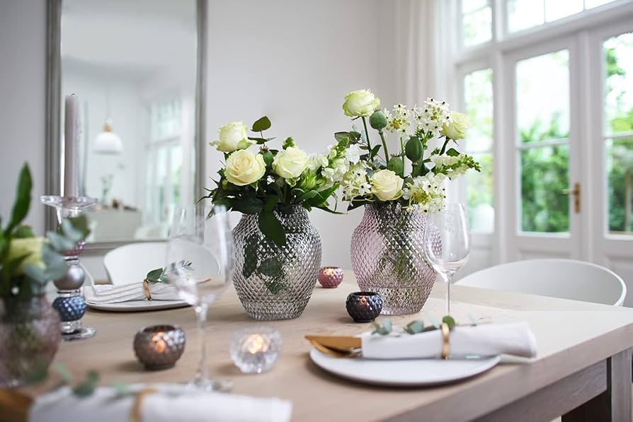 Amazon.co.jp: LEONARDO(レオナルド) フラワーベース H 23 cm グレー