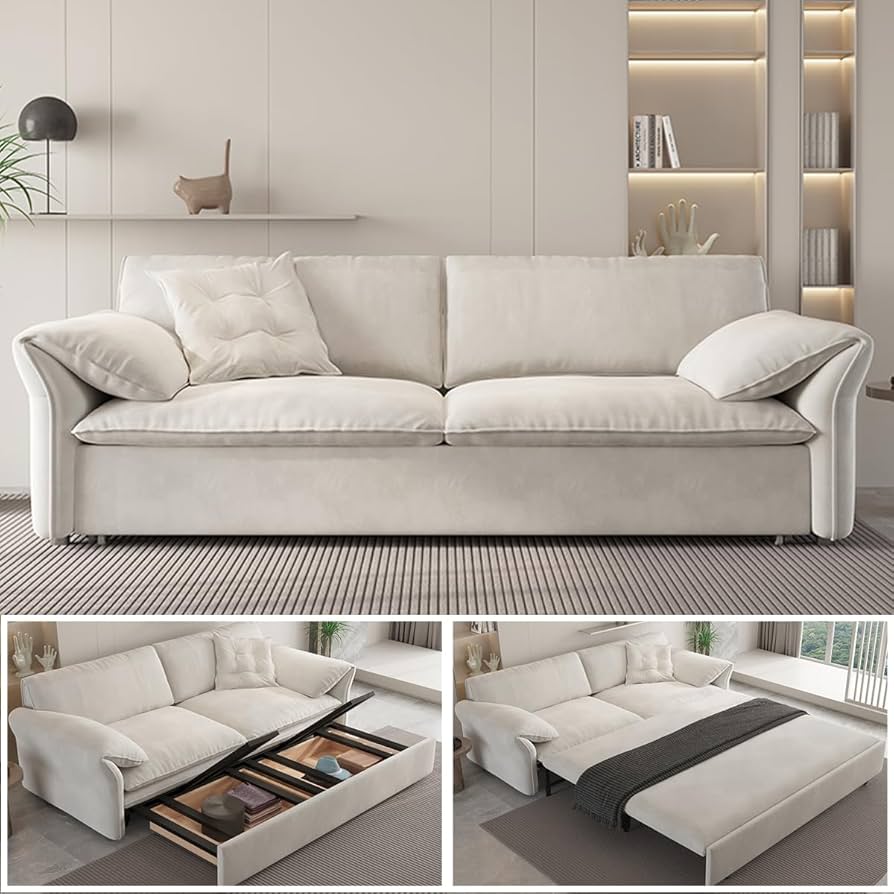 Amazon｜ソファベッド 収納ボックス付き3WAY 2～3人掛け 伸縮式 肘付き