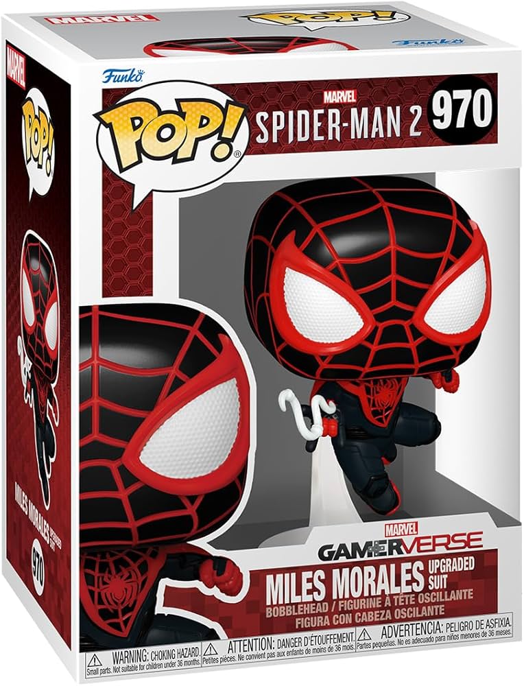 Amazon.com: Funko POP! Games: Spider-Man 2- Miles Morales - Spider