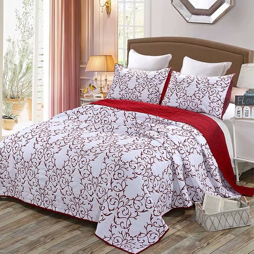 Amazon｜ベッドスプレッド キルト ベッドカバー おしゃれ 北欧