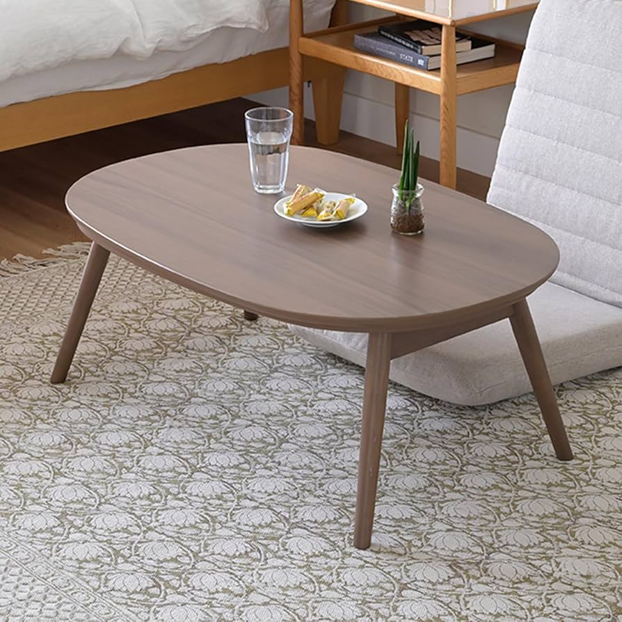 Amazon.co.jp : [山善] 折りたたみこたつ 楕円形 90×60cm 300W 中間入