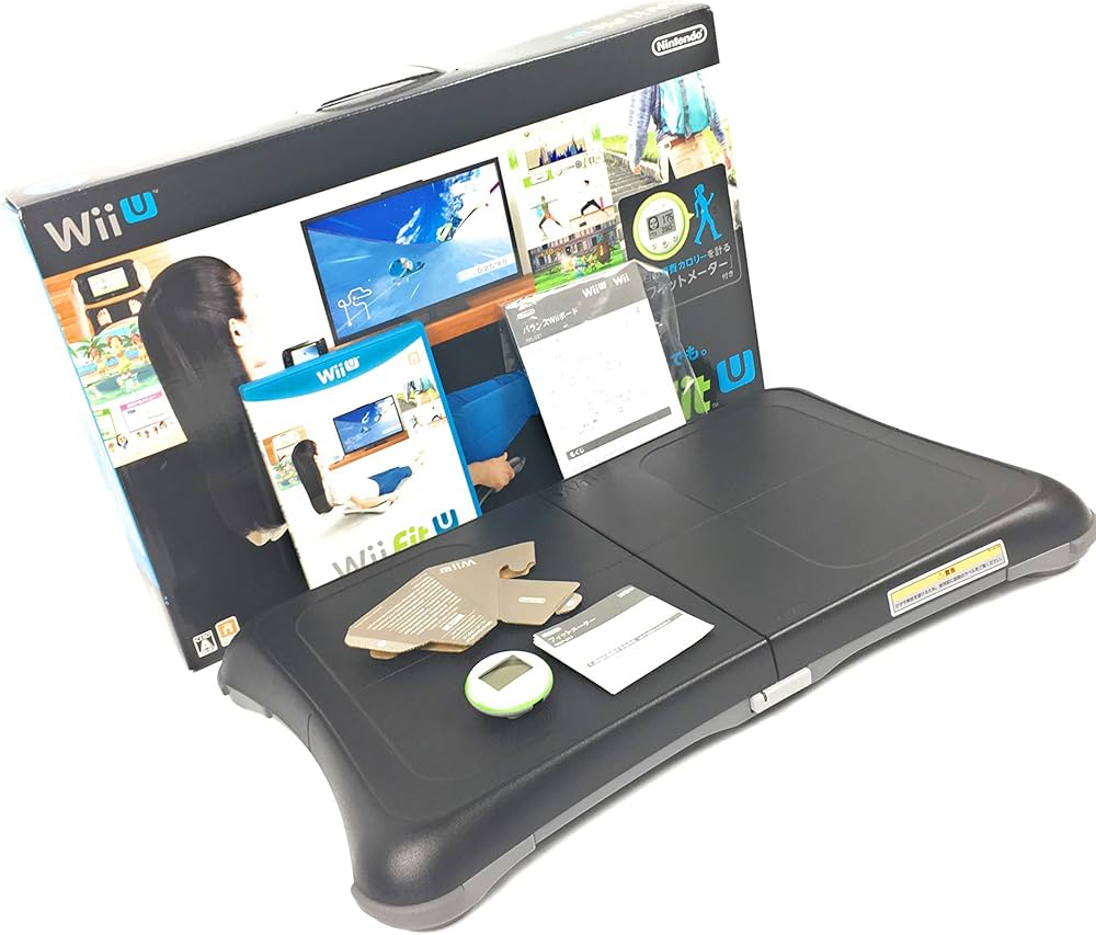 Amazon.co.jp: Wii Fit U バランスWiiボード (クロ) + フィット