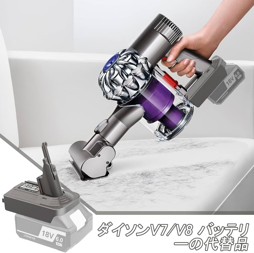 Amazon.co.jp: ダイソン V7 V8 マキタ 変換 18V バッテリー変換