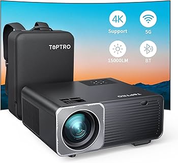 Amazon.co.jp: TOPTRO プロジェクター 5GWIFI ホームプロジェクター 高