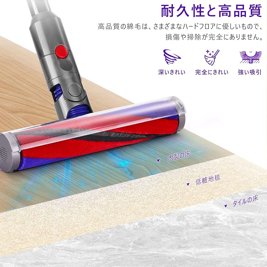 sv18 /V8SLIM用 ソフトローラークリーナーヘッド 10台まとめて動作品