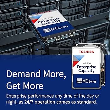 Amazon.com: Toshiba 22TB Enterprise Internal Hard Drive – MG