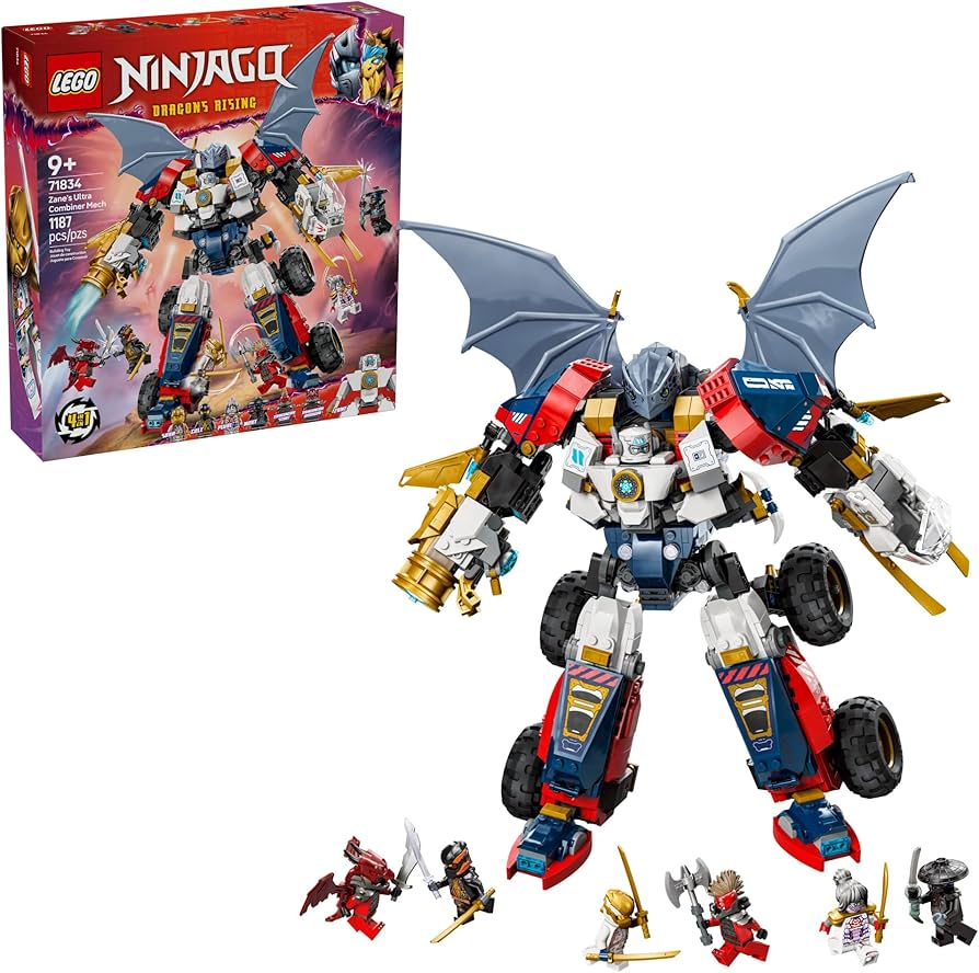 Amazon.com: LEGO NINJAGO Zane's Ultra Combiner Mech Ninja Toy