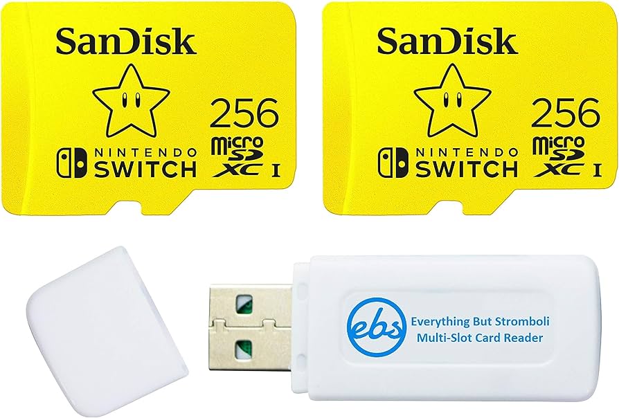 SanDisk Nintendo Switch MicroSD 256GB Memory Card (2 Pack) for
