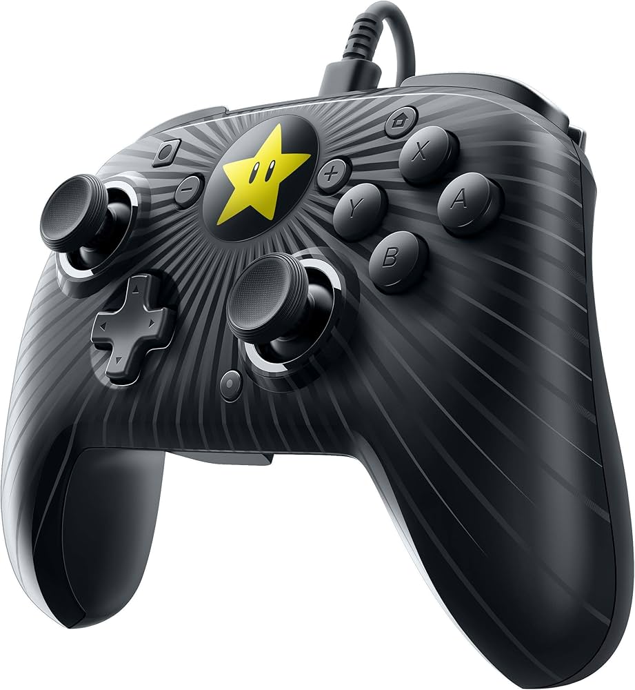 Amazon.com: PDP Gaming Wired Pro Controller Faceplate: Black Mario