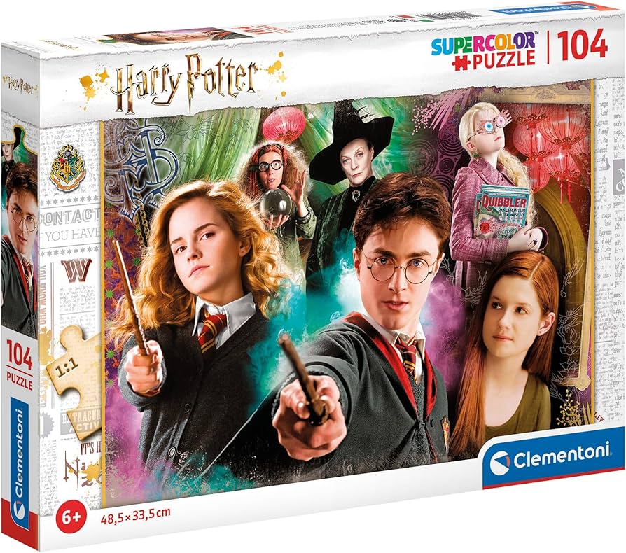 Amazon.com: Clementoni 25712, Harry Potter Supercolor Puzzle for