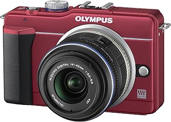 Amazon.co.jp: OLYMPUS ミラーレス一眼 E-PL1s レンズキット レッド E