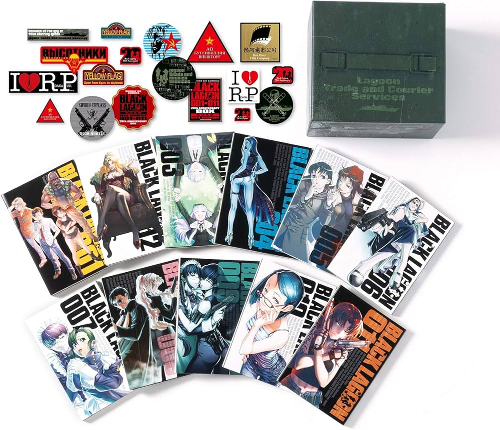Amazon.com: BLACK LAGOON 1-11 20th ANNIVERSARY BOX ([特装版