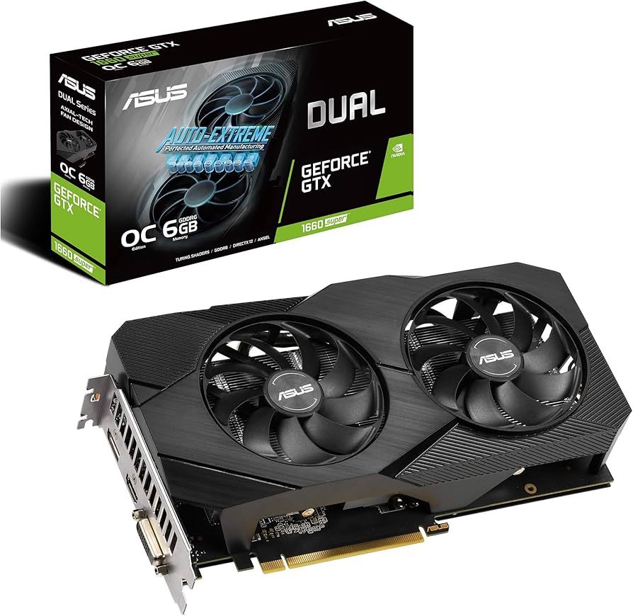Amazon.com: ASUS GeForce GTX 1660 Super Overclocked 6GB Dual-Fan
