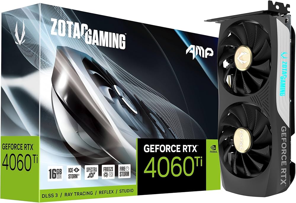 Amazon | ZOTAC Gaming GeForce RTX 4060 Ti 16GB AMP DLSS 3 16GB