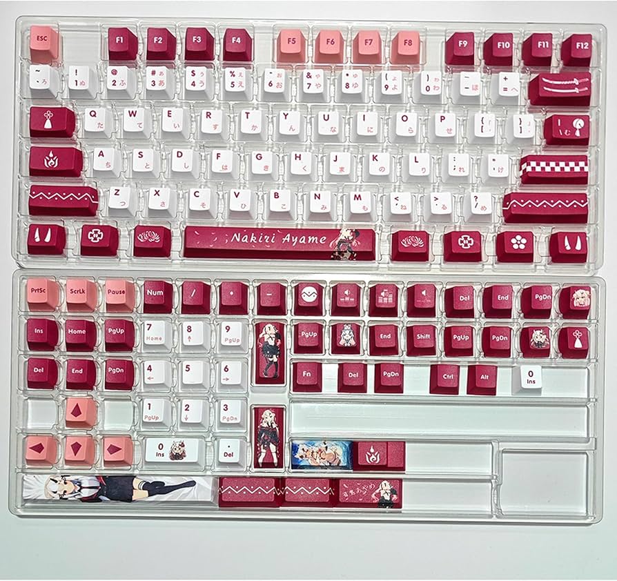 Amazon.co.jp: 日本語配列 キーキャップ 132キーセット PBT昇華キー