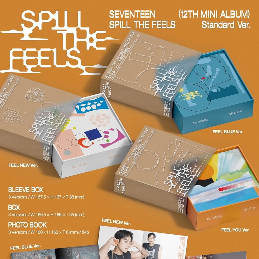 Amazon.com: SEVENTEEN - 12th Mini Album [SPILL THE FEELS] FEEL YOU