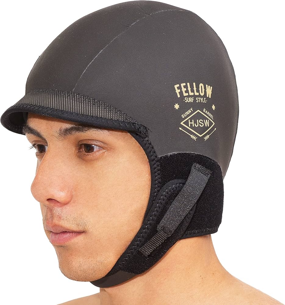 Amazon | FELLOW サーフキャップ 寒冷地仕様 ウェットキャップ 3mm