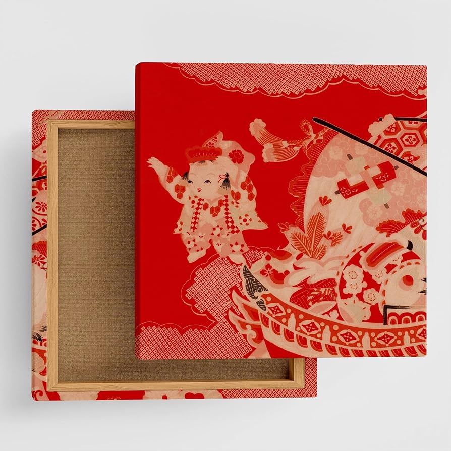 Amazon.co.jp: 和 着物 アートパネル 57cm × 57cm Lサイズ 日本製