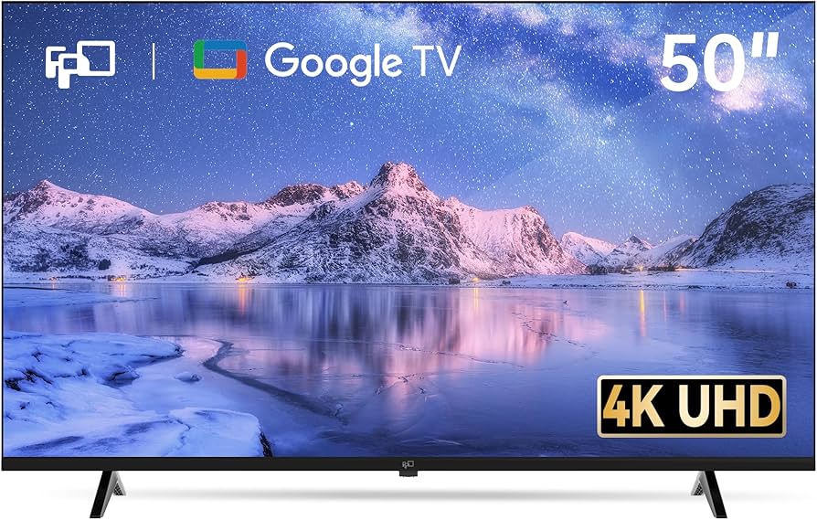 Amazon.com: FPD 50 Inch Smart TV, 4K LED Google TV with Google
