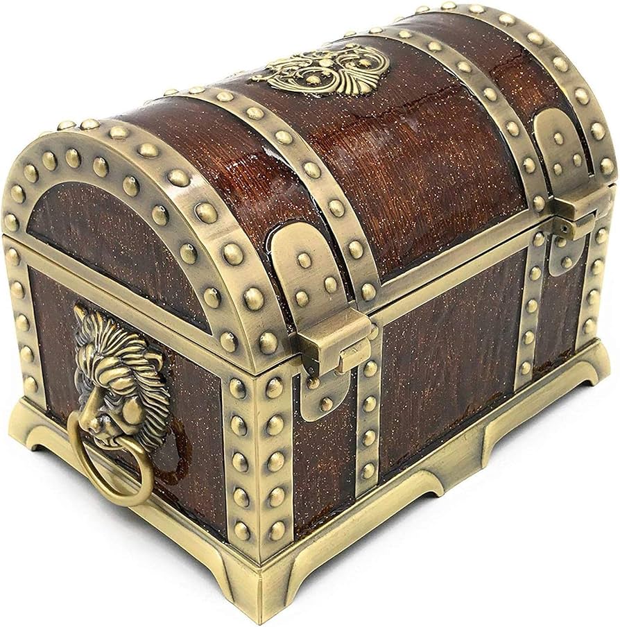 Amazon｜3種付き オレンジ まるで海賊の宝箱 アンティーク ロな鍵と