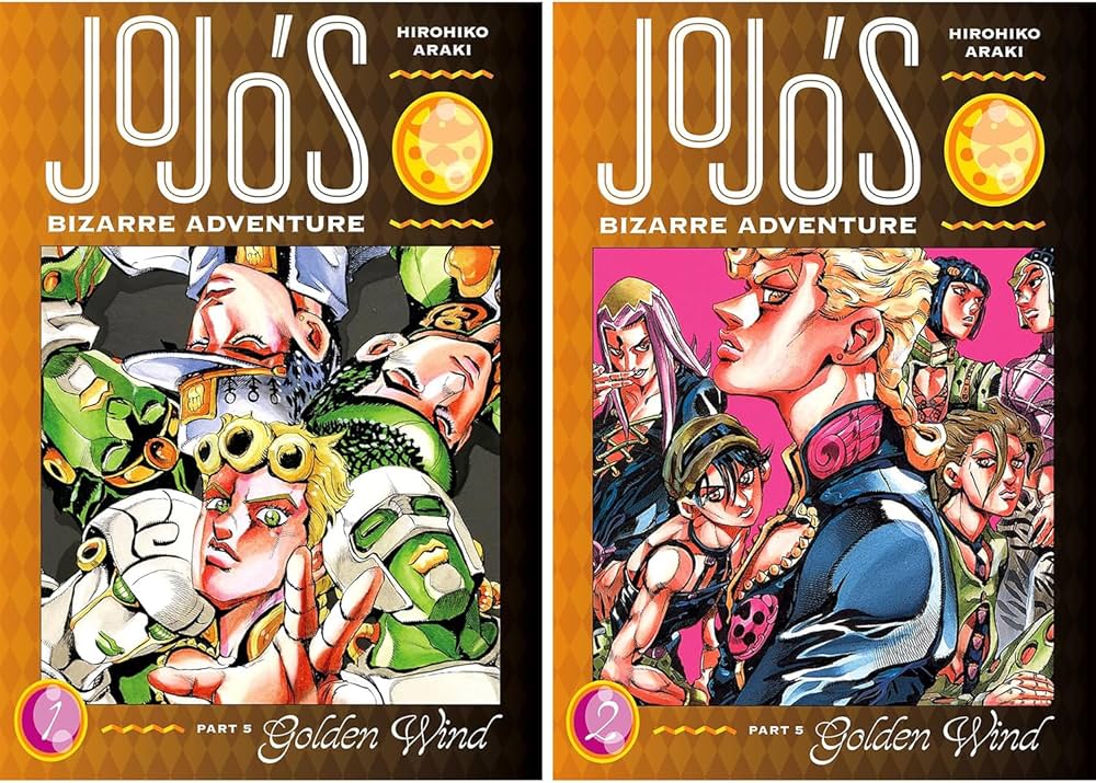 JoJo's Bizarre Adventure Part 5: Golden Wind Volume 1-9 Books